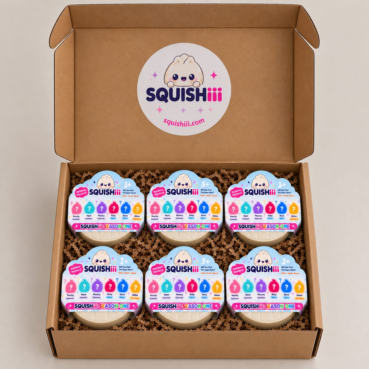 Squishiii mystery box — 6 pack